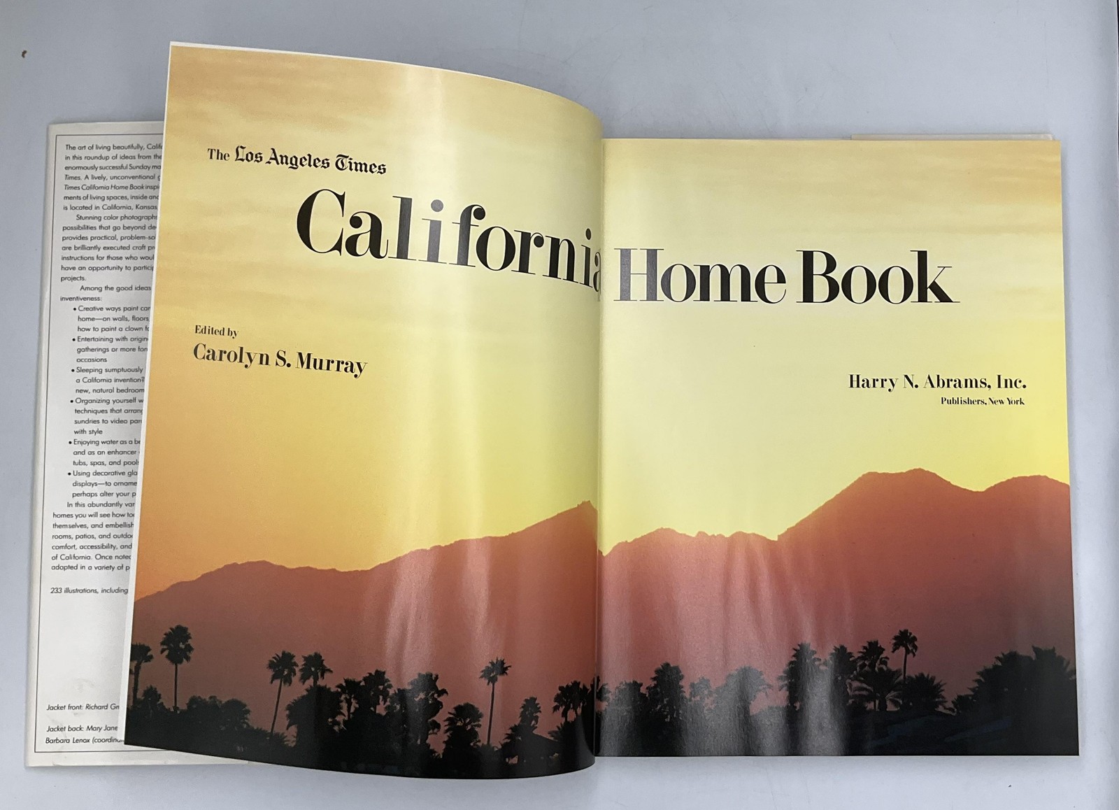 THE LOS ANGELES TIMES California Home Book Carolyn Murray Hardcover Illustrated