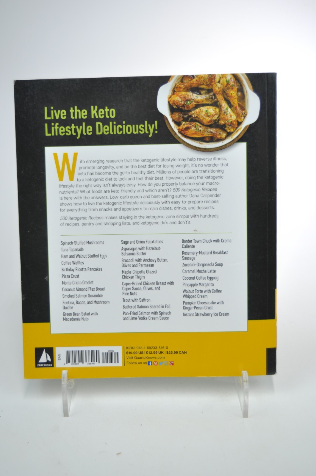 500 Ketogenic Recipes By Dana Carpender