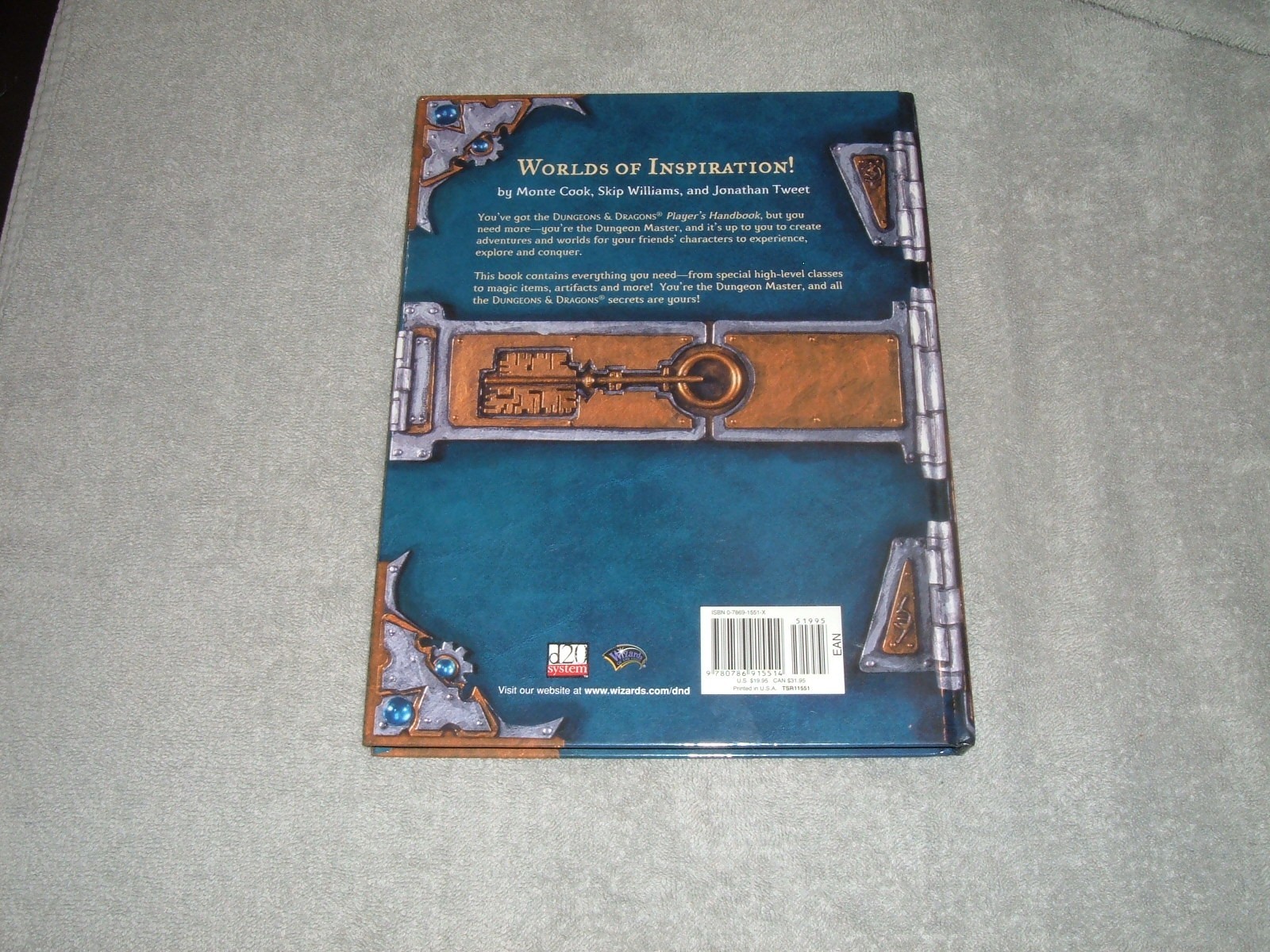 D&D Dungeons and Dragons Dungeon Master’s Guide 3.0 Core Rulebook II