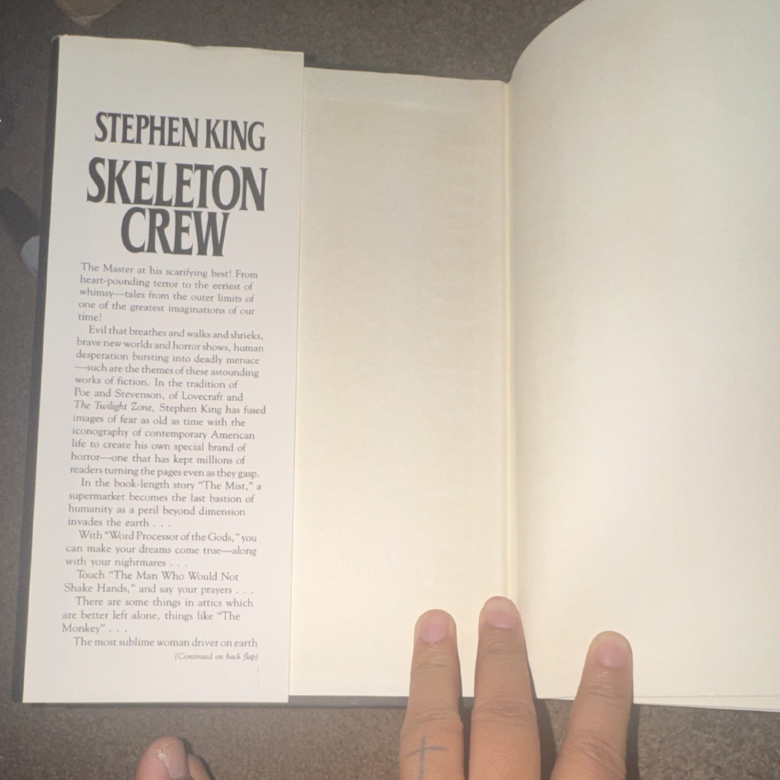 Skeleton Crew Stephen King 1985 Hardcover First Edition G.P. Putnam’s Sons