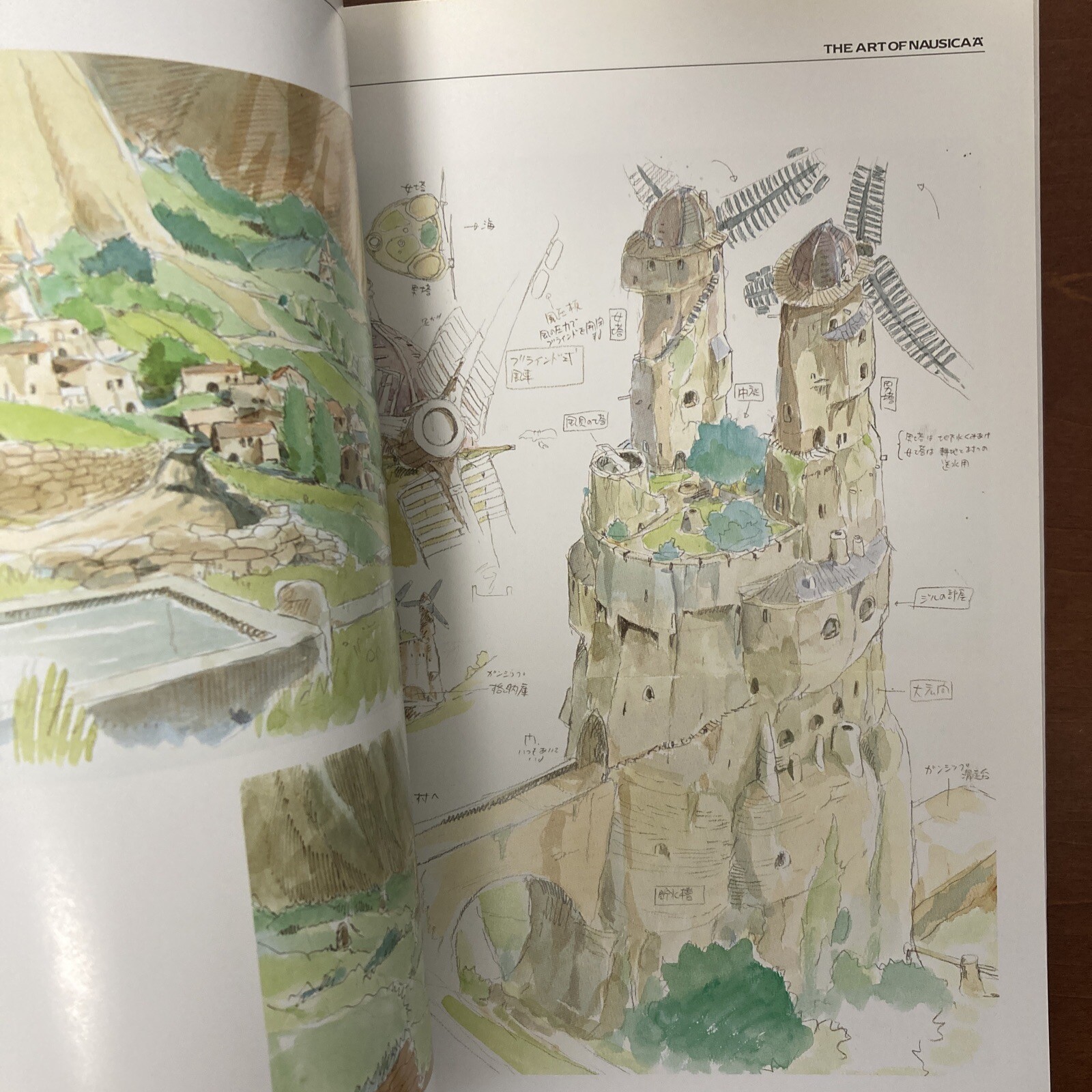 THE ART OF NAUSICAA Hayao Miyazaki Art Book Illustration
