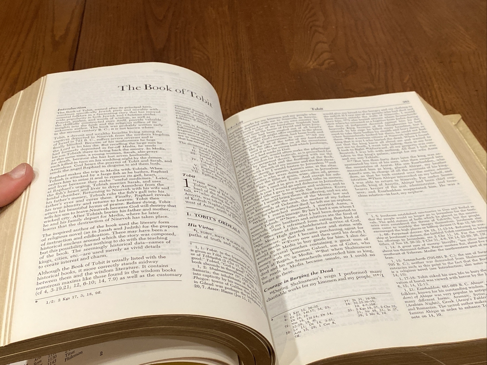 Large Holy Bible Fireside Family Edition Catholic NAB 1971-1972 VERY GOOD+