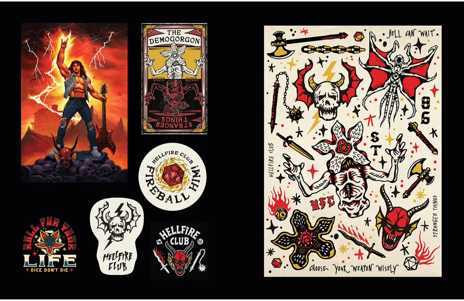 Stranger Things World of Stickers Art Inspired by the Series Book