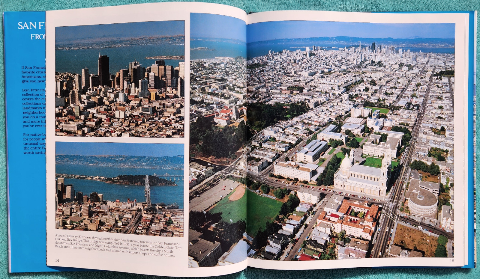 San Francisco From The Air By Neil Sutherland 1991 Hardcover 78 Pages