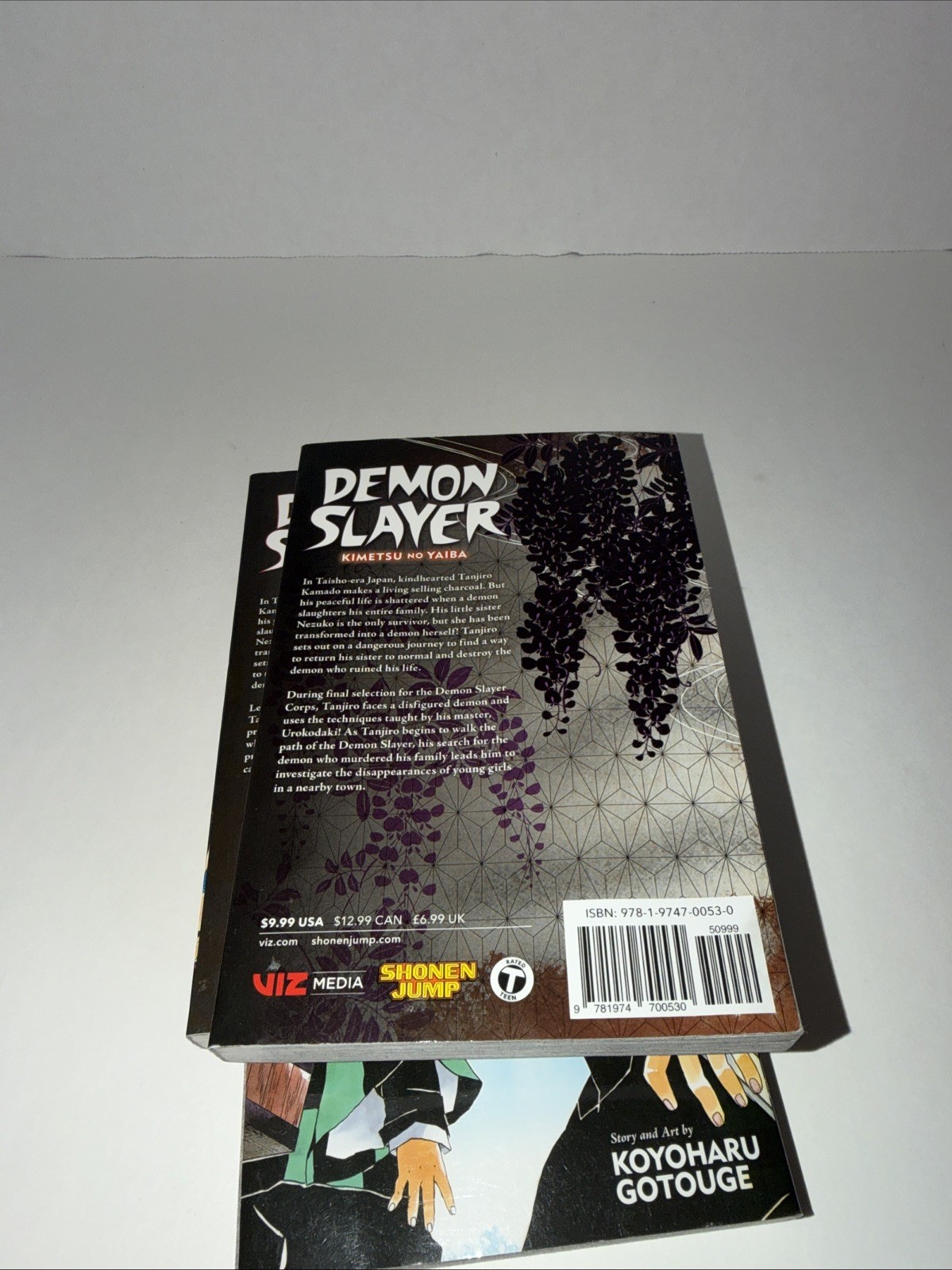 Demon Slayer Manga Books Volume 1 2 3 Lot Of 3