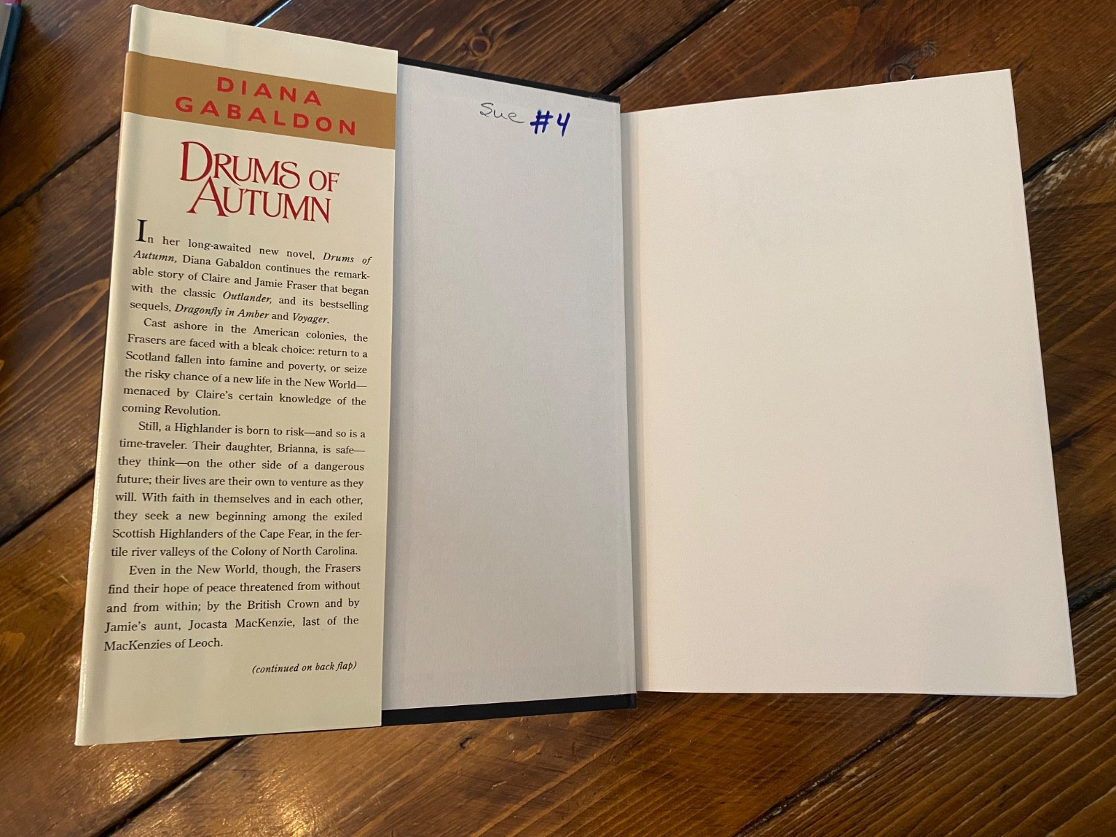 First Edition 1st Printing Drums of Autumn by Diana Gabaldon Outlander #4