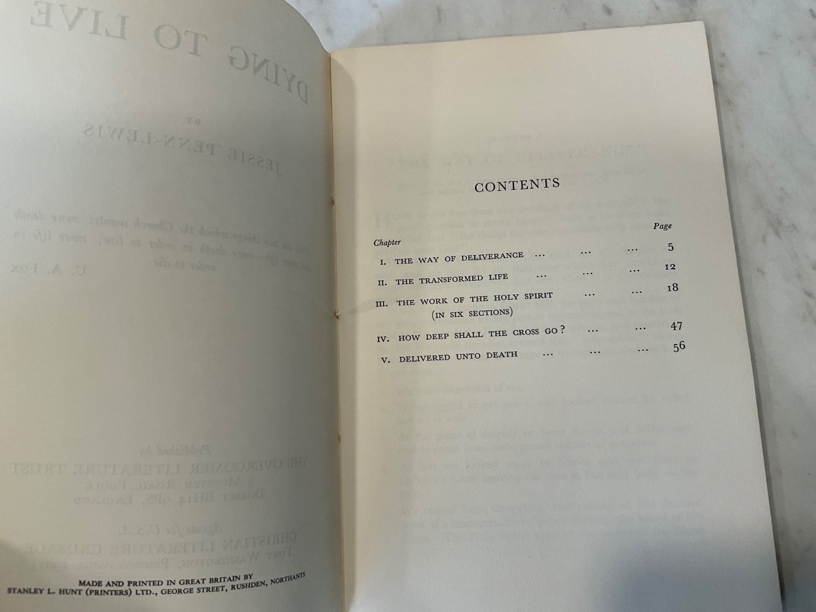 Dying to Live by Jessie Penn Lewis Keswick