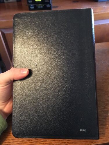 KJV Old Scofield Study Bible Navy Leather 1917 notes Red letter Thumb-Indexed