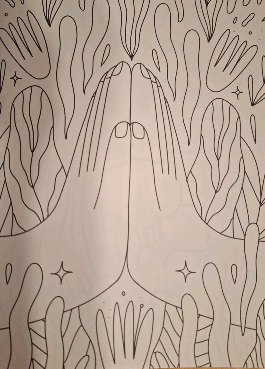 Minfullness Adult Coloring Books & Deck Of Mindfulness Cards Self-Care Posative