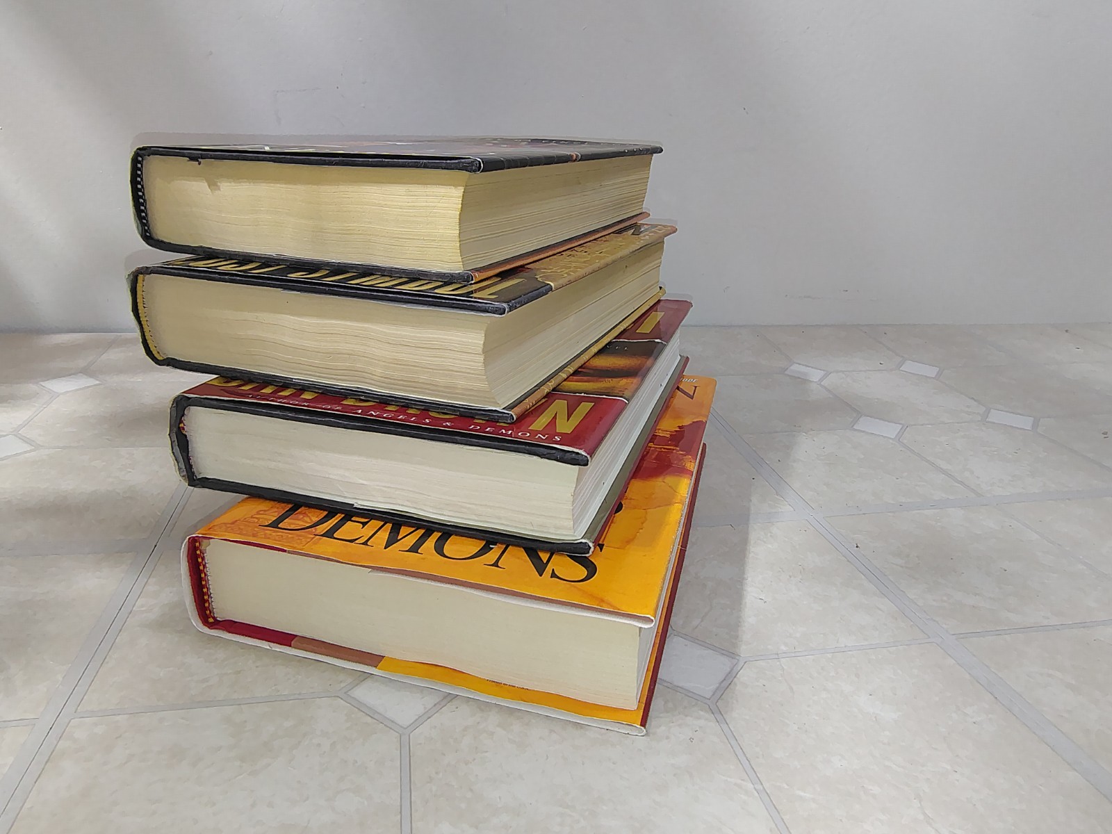 Robert Langdon: First 4 Hardcover Books, 2 First Edition Novels Collection!