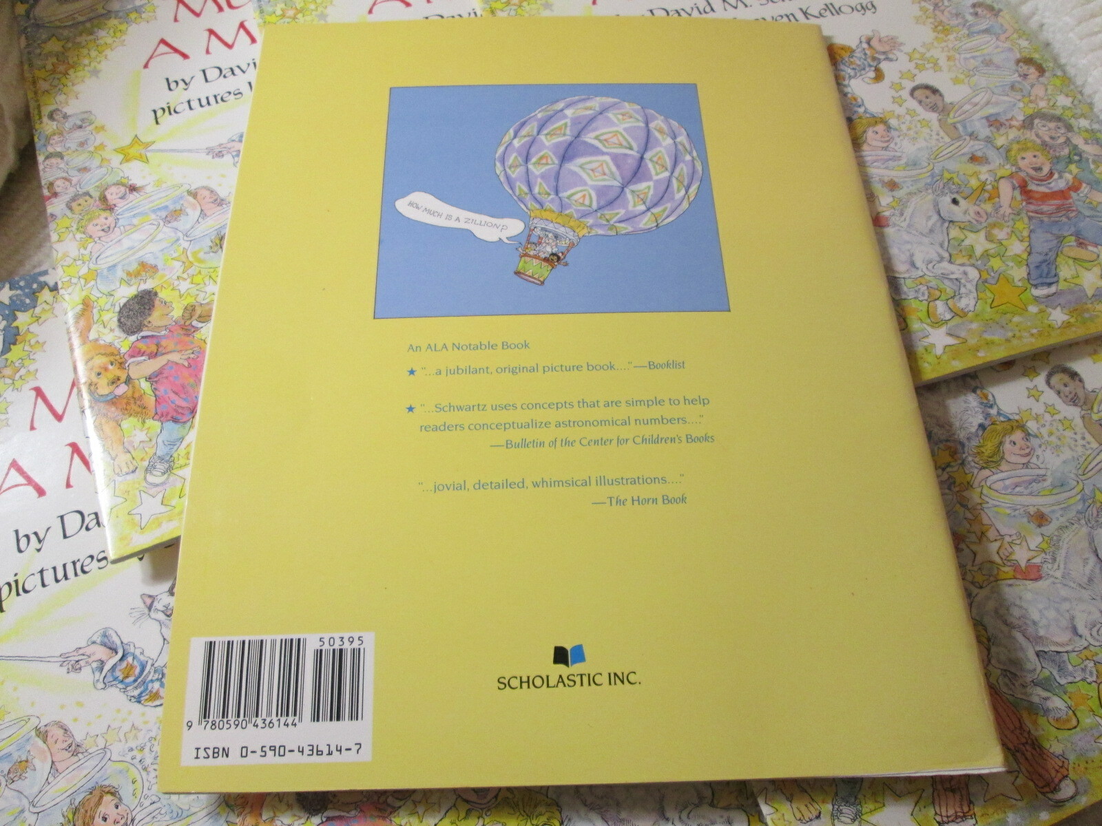 Lot of 10 HOW MUCH IS A MILLION? Schwartz Steven Kellogg Guided Reading Teacher