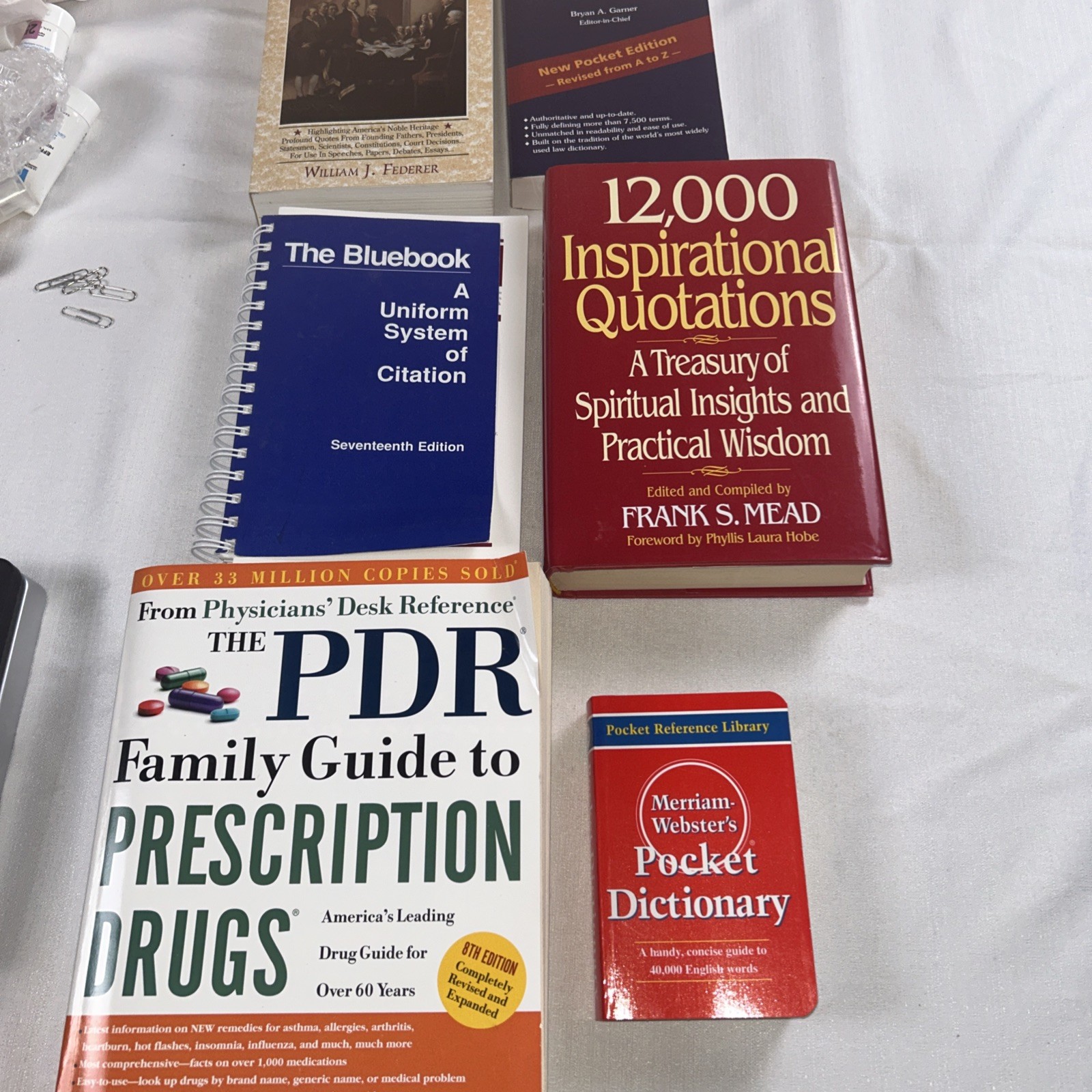 Lot Of 6 Miscellaneous Books