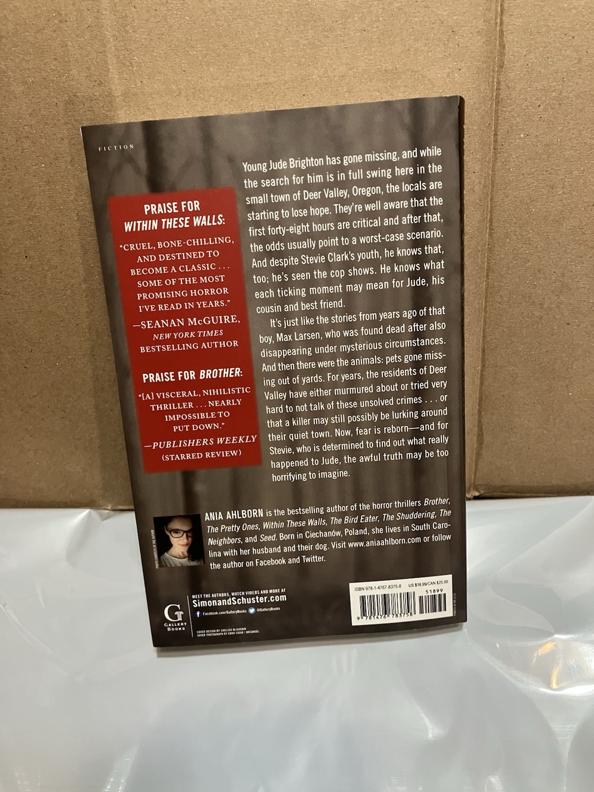 THE DEVIL CREPT IN BY ANIA AHLBORN (2017, Trade Paperback)