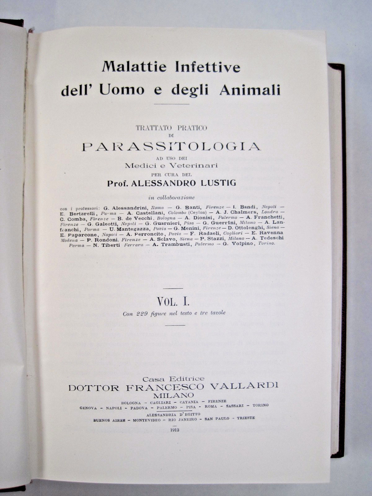 Malattie Infettive Dell’uomo E Degli Animali by Alessandro Lustig (Vol. I-II)