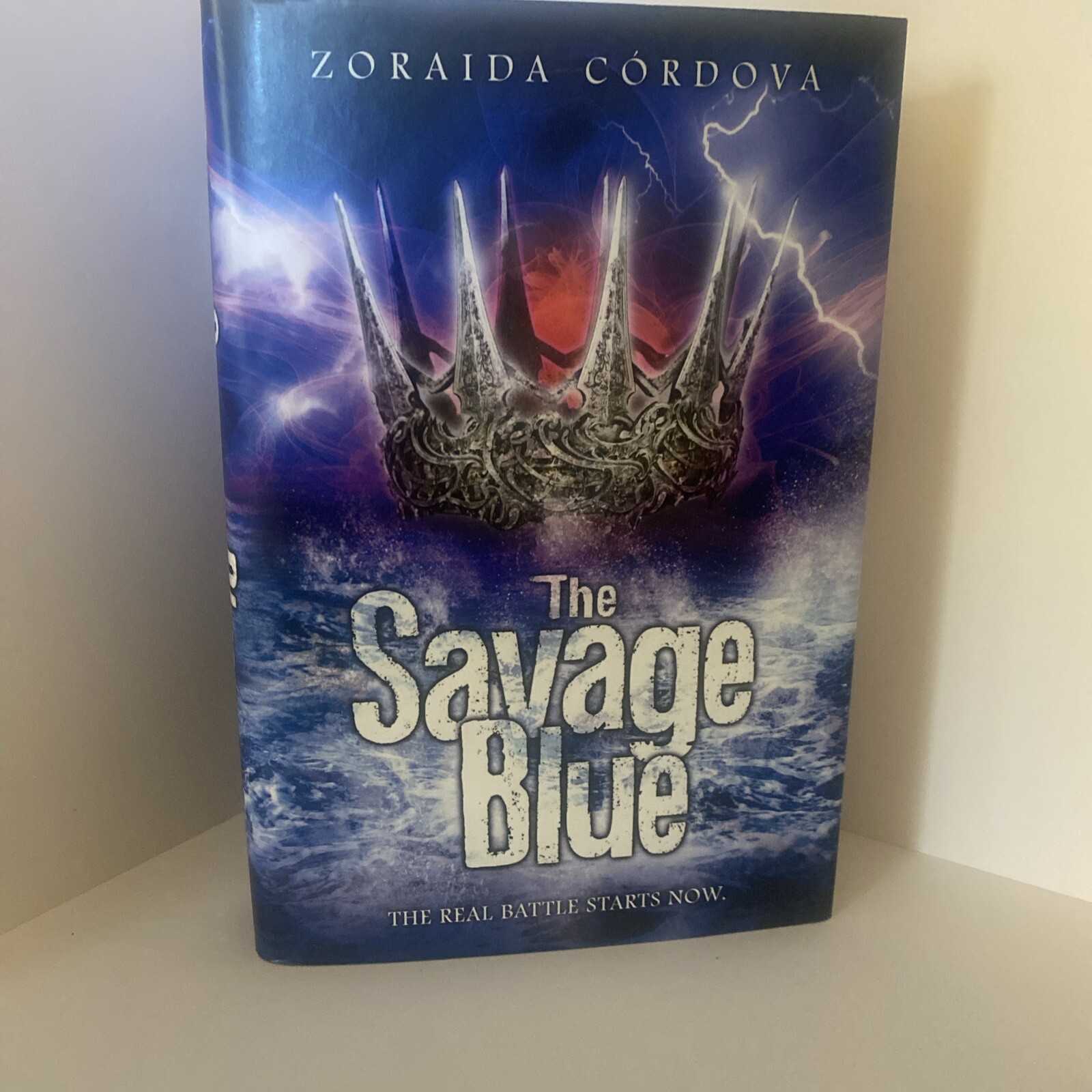 2013 large paperback THE SAVAGE BLUE book by Zoraida Cordova – 408 pages