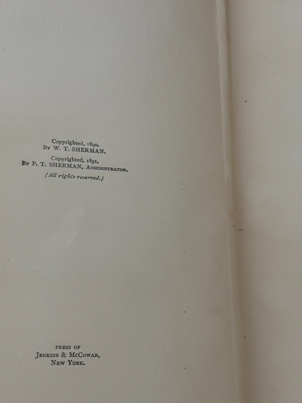 Memoirs of General W.T. Sherman, Volume I&II 1891 Edition