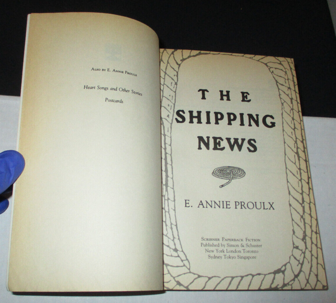 The Shipping News & Postcards By E. Annie Proulx (1994-95) 2 book lot paperbacks