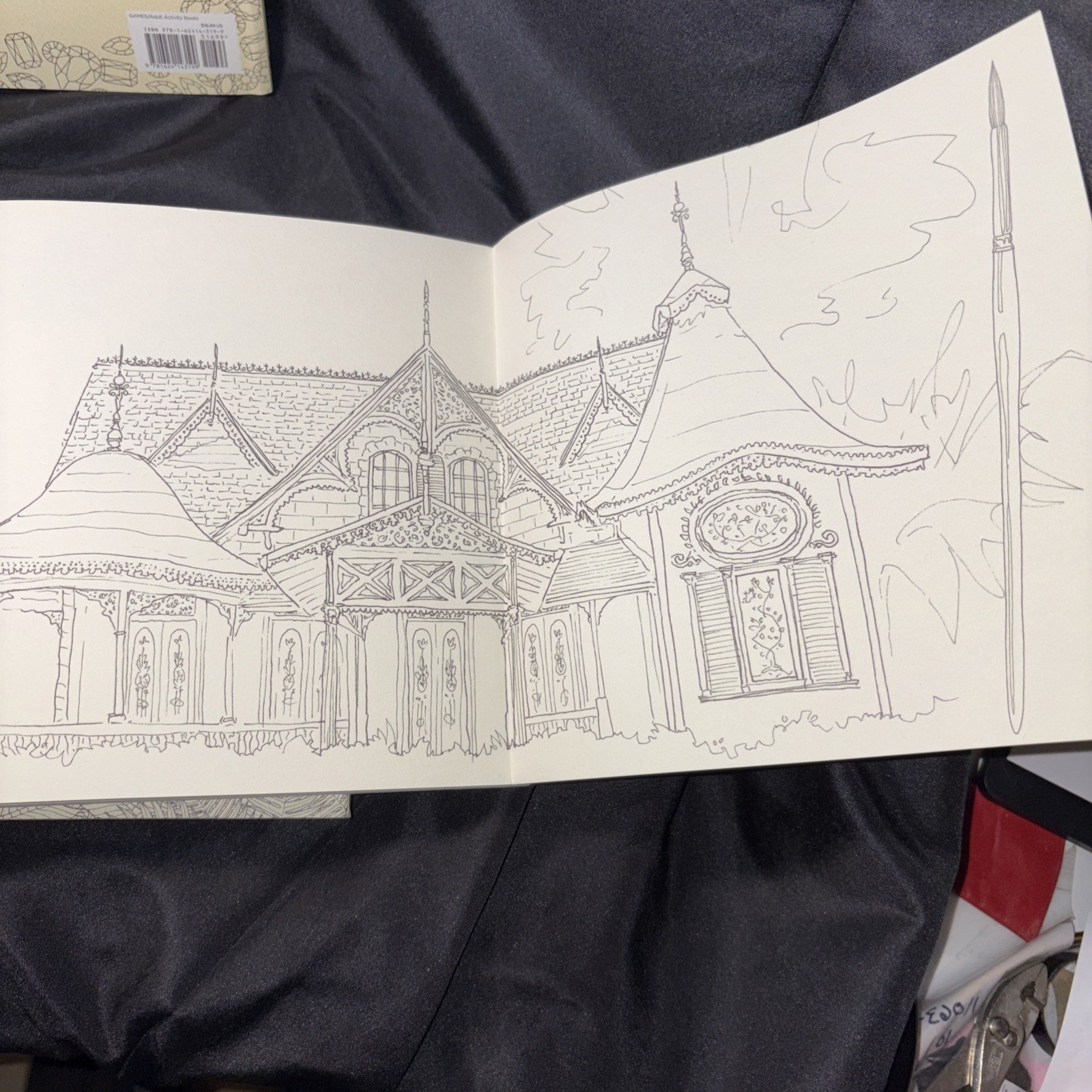 4 Adult Coloring Books by Jade Gedeon On Thick Paper 2016, 2017
