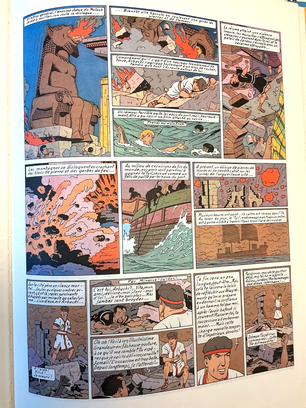Les Aventures d’Alix, bande dessinée 4-Book French Hardcover Vintage