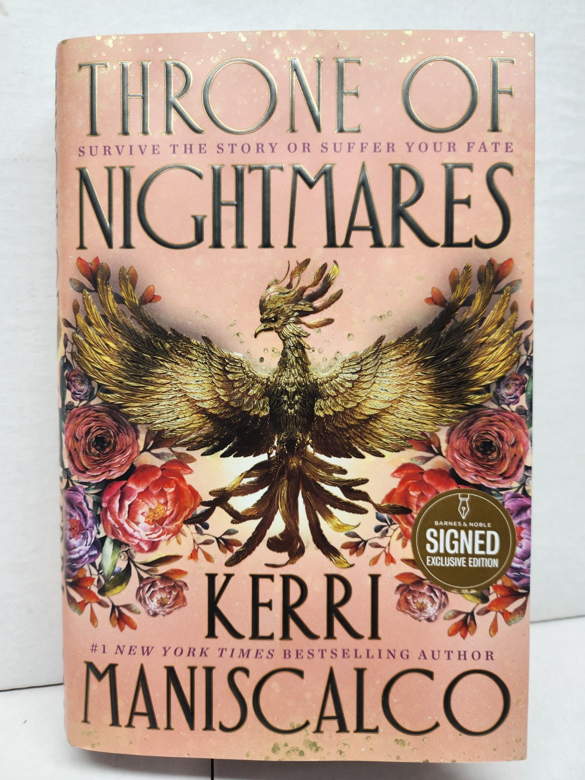 Throne of Nightmares by Kerri Maniscalco SIGNED 1st/1st HC DJ 2026 Fantasy