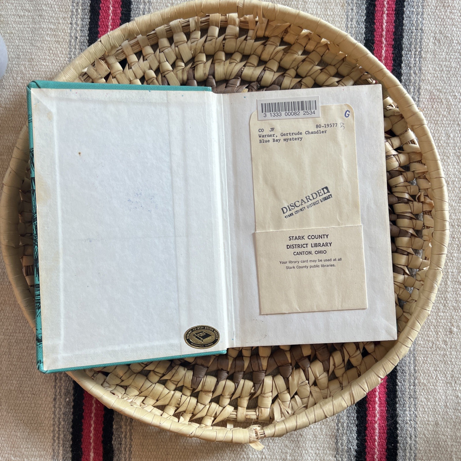 Blue Bay Mystery Book Gertrude Chandler Warner Hardback 1961