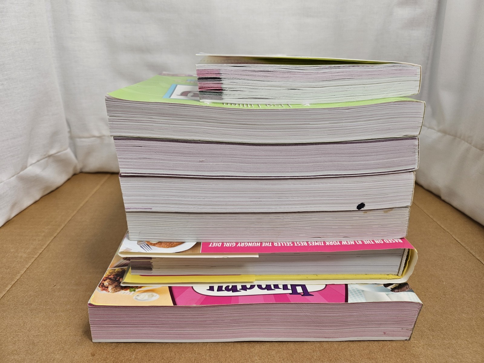 Hungry Girl Cookbook Lot /7 Lisa Lillien – Diet, 200 under 200 HG 1-2-3 VGC
