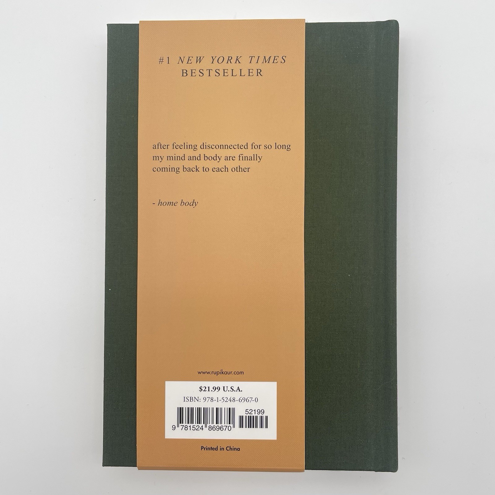 Home Body Rupi Kaur Poetry Book Promo Band Included