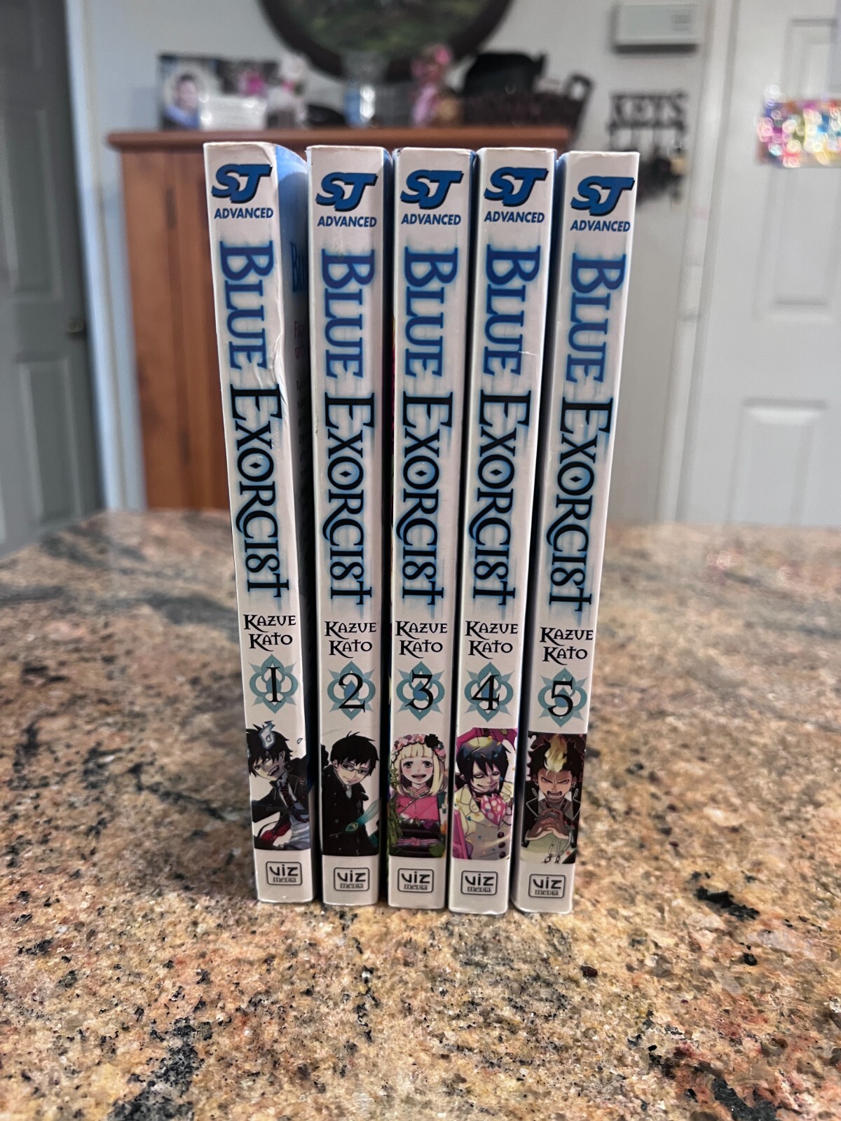 Blue Exorcist English Manga Lot: Volumes 1-5 (1, 2, 3, 4, 5) Shonen Jump