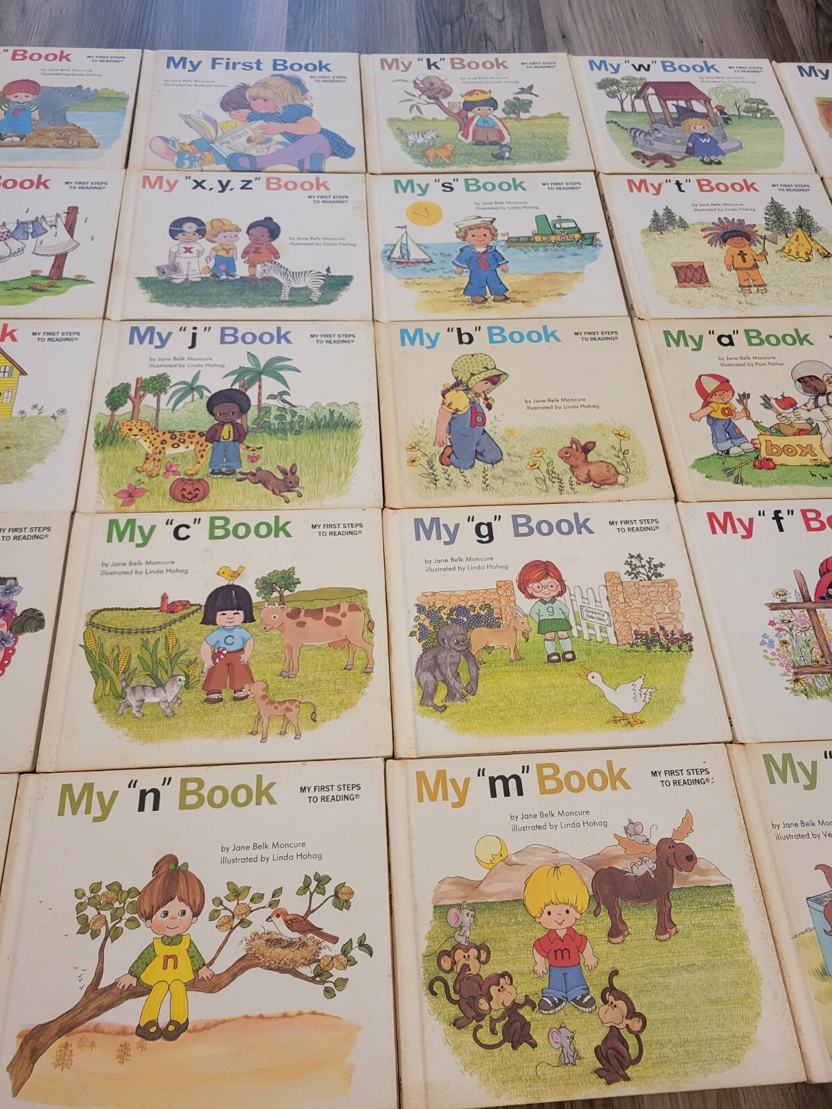 My First Steps To Reading Jane Belk Moncure Mixed Set Hardcover ABC Lot Of 25
