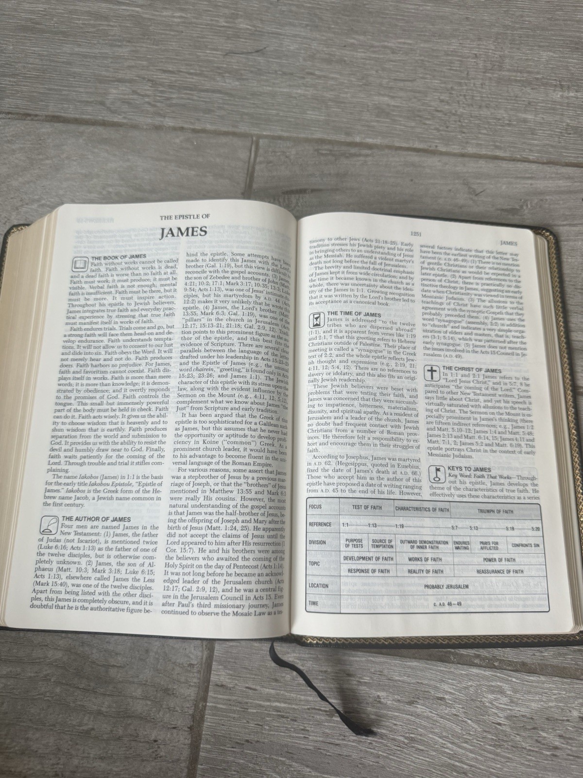 ✝️ NASB Open Bible Expanded Edition Walk Thru The Bible Leather Red Letter 1985