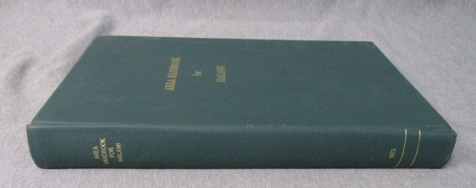 AREA HANDBOOK FOR MALAWI 1975 DA PAM 550-172 Hardcover