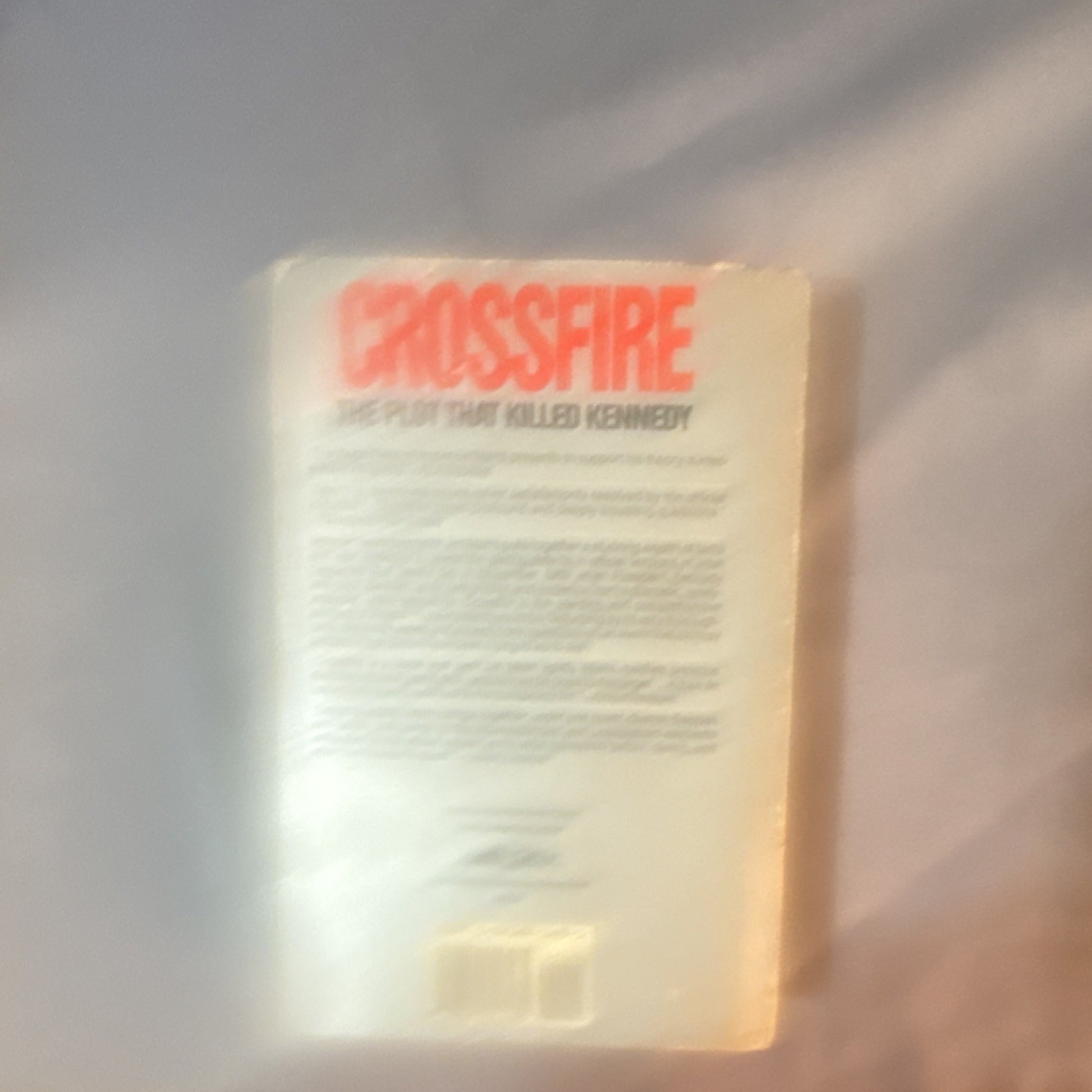 Crossfire: The Plot That Killed Kennedy Paperback History – Jim Marrs