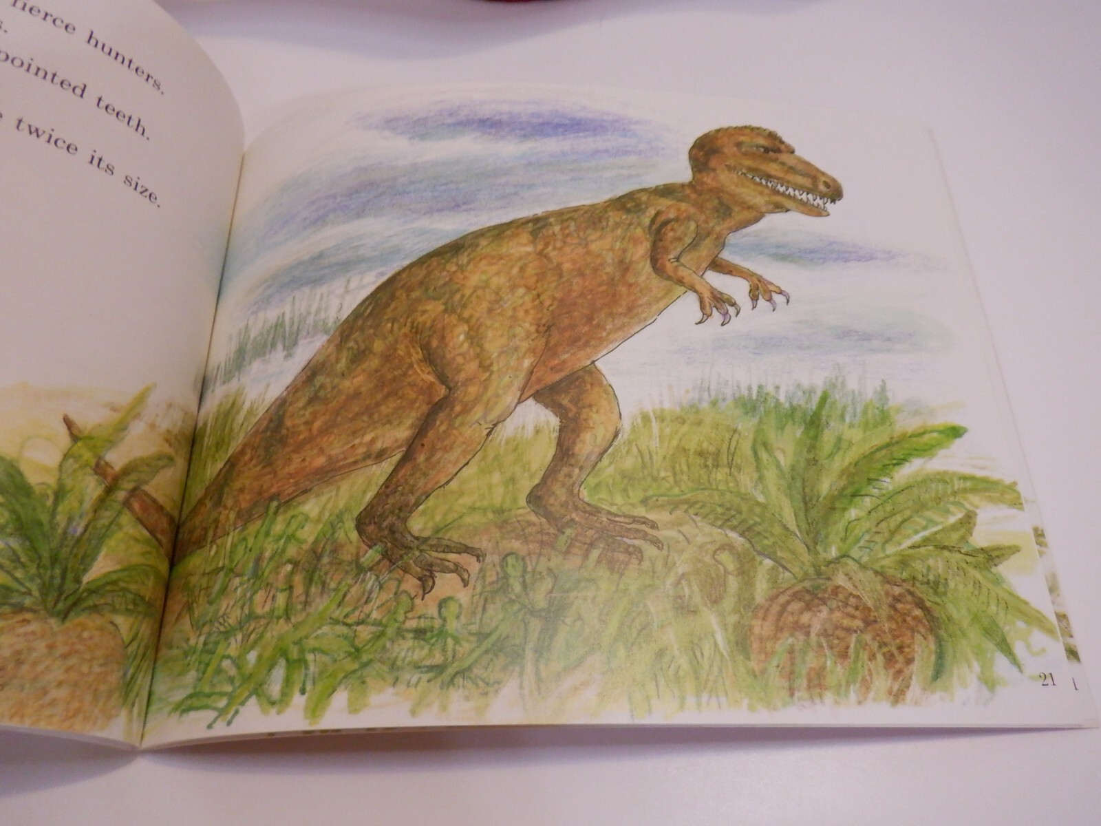 Vintage 1985 My Visit to the Dinosaurs & Dinosaurs are Different Book By Aliki