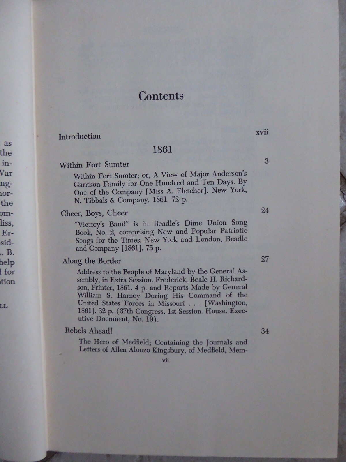 HC Book: The Union Reader edited by Richard Harwell 1958 – Civil War 1861-1865