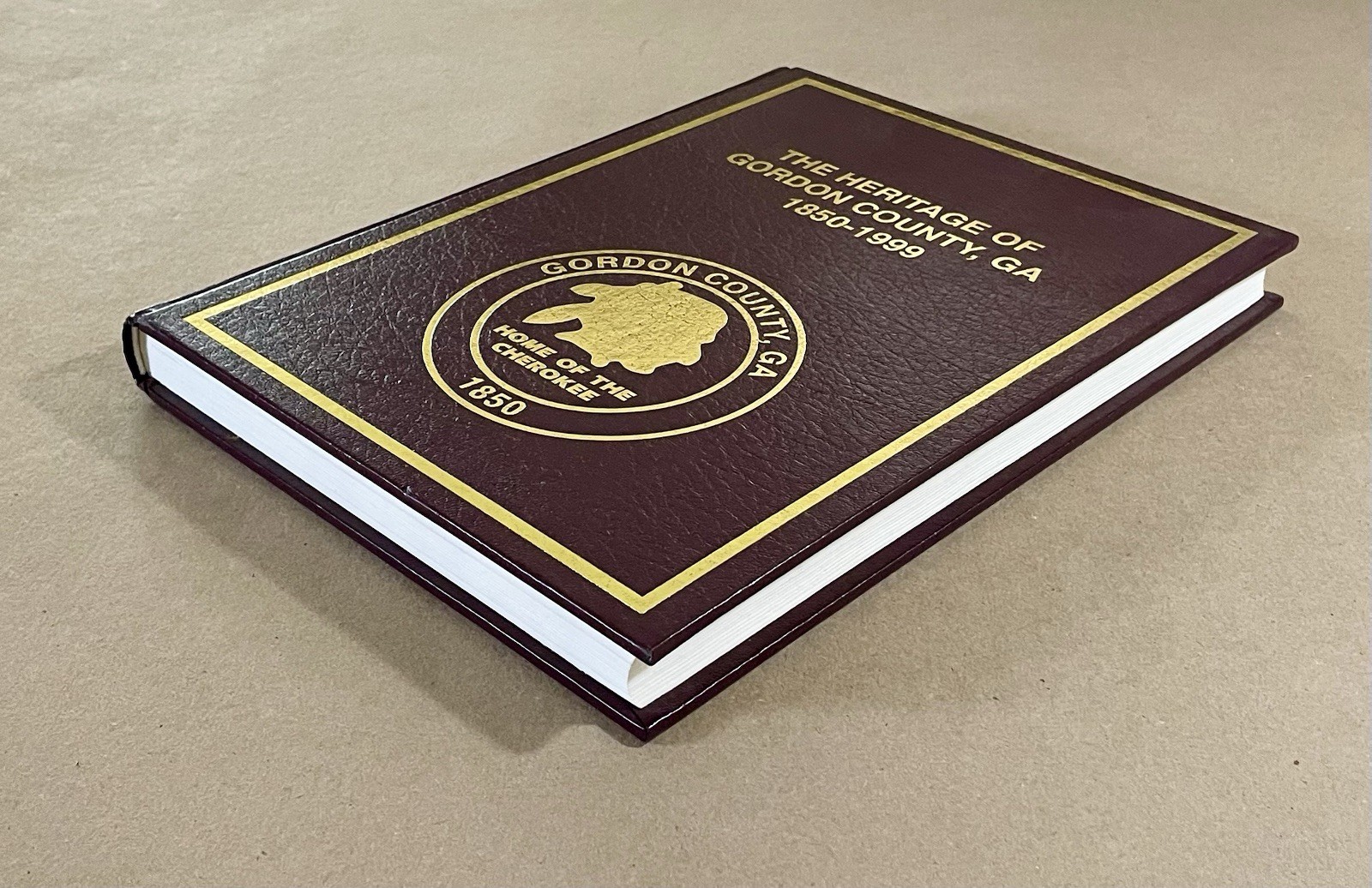 The Heritage of Gordon County, GA: 1850-1999, Home of the Cherokee SCARCE HC VG+