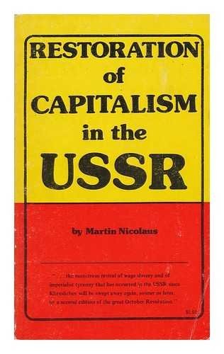 Restoration of capitalism in the USSR