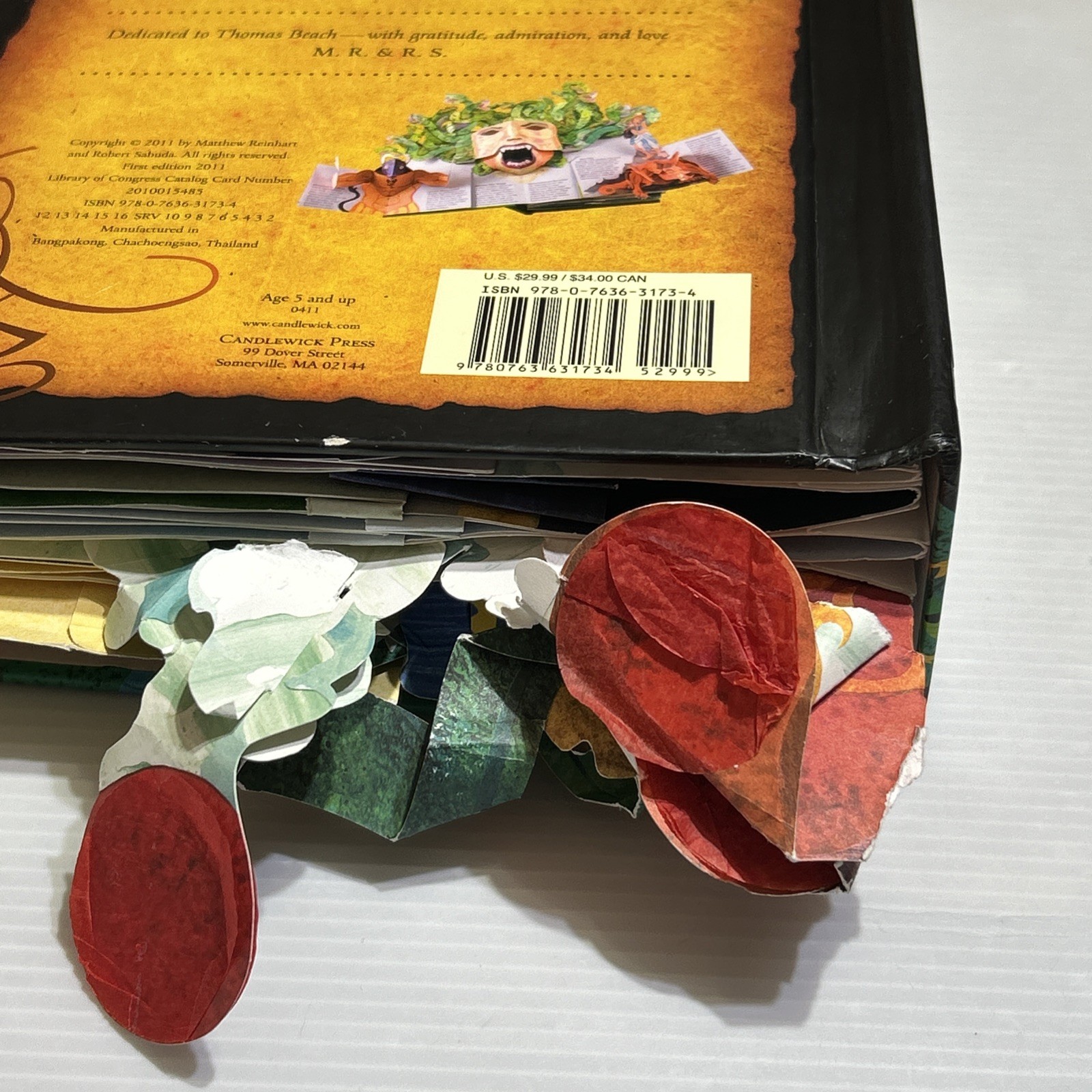 Encyclopedia Mythologica Dragons & Monsters Pop Up Book Matthew Reinhart READ