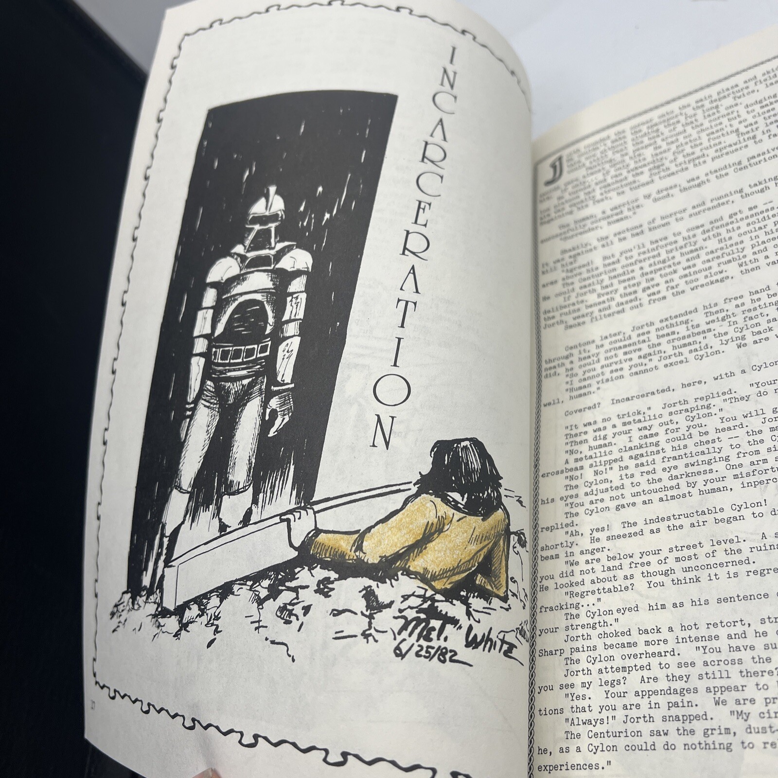 BATTLESTAR GALACTICA Rainbows Always End Fan Fiction Pat Hailey 1982 Fanzine