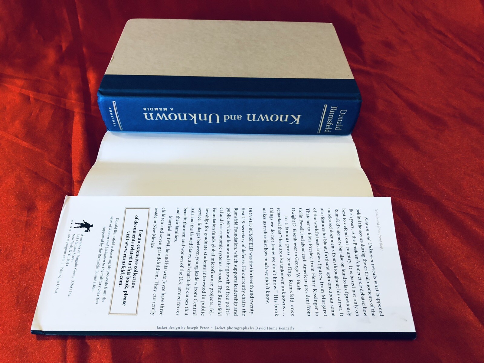 Donald Rumsfeld 1st/1st Known and Unknown – Autobiography Very Good