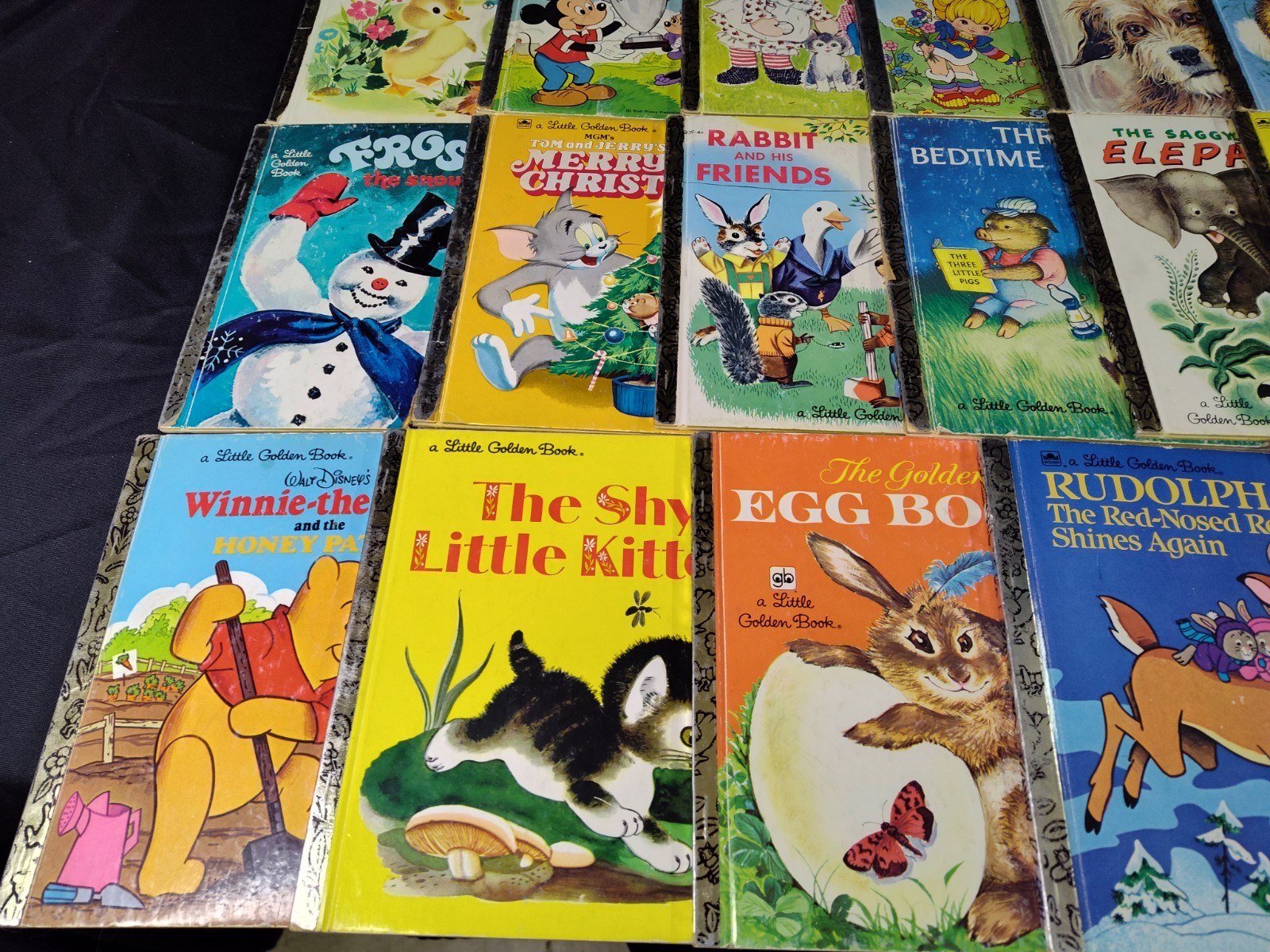 Little Golden Books Lot of 20 Disney Classic Christian Modern & Vintage Random
