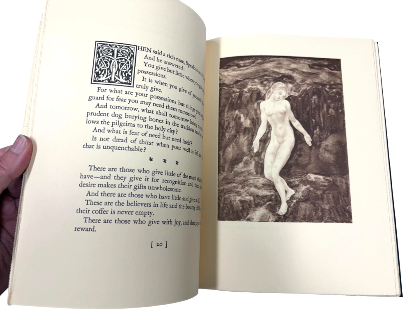 The Prophet Kahlil Gibran 1971 Borzoi Knopf Hardcover Slipcase Illustrated VG