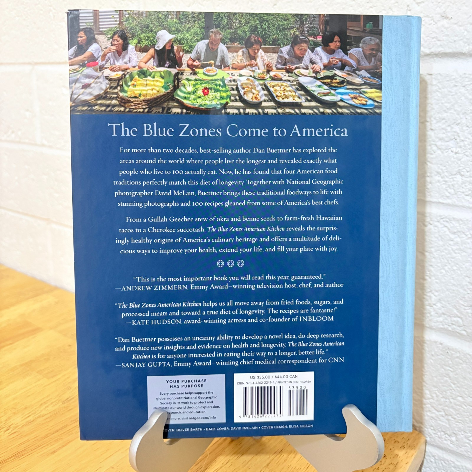 Blue Zones American Kitchen: 100 Recipes to Live To 100 by Dan Buettner (2022)
