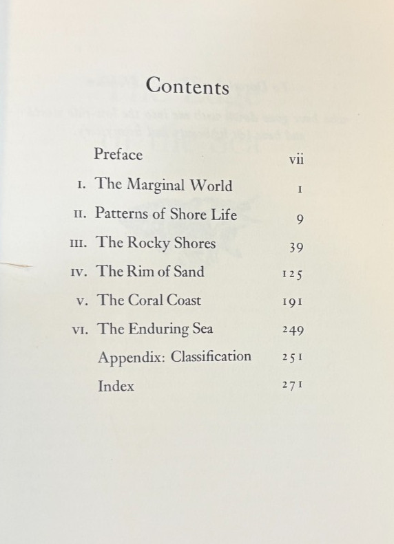 Rachel Carson The Edge of the Sea – First Printing (1955) No Dust Jacket