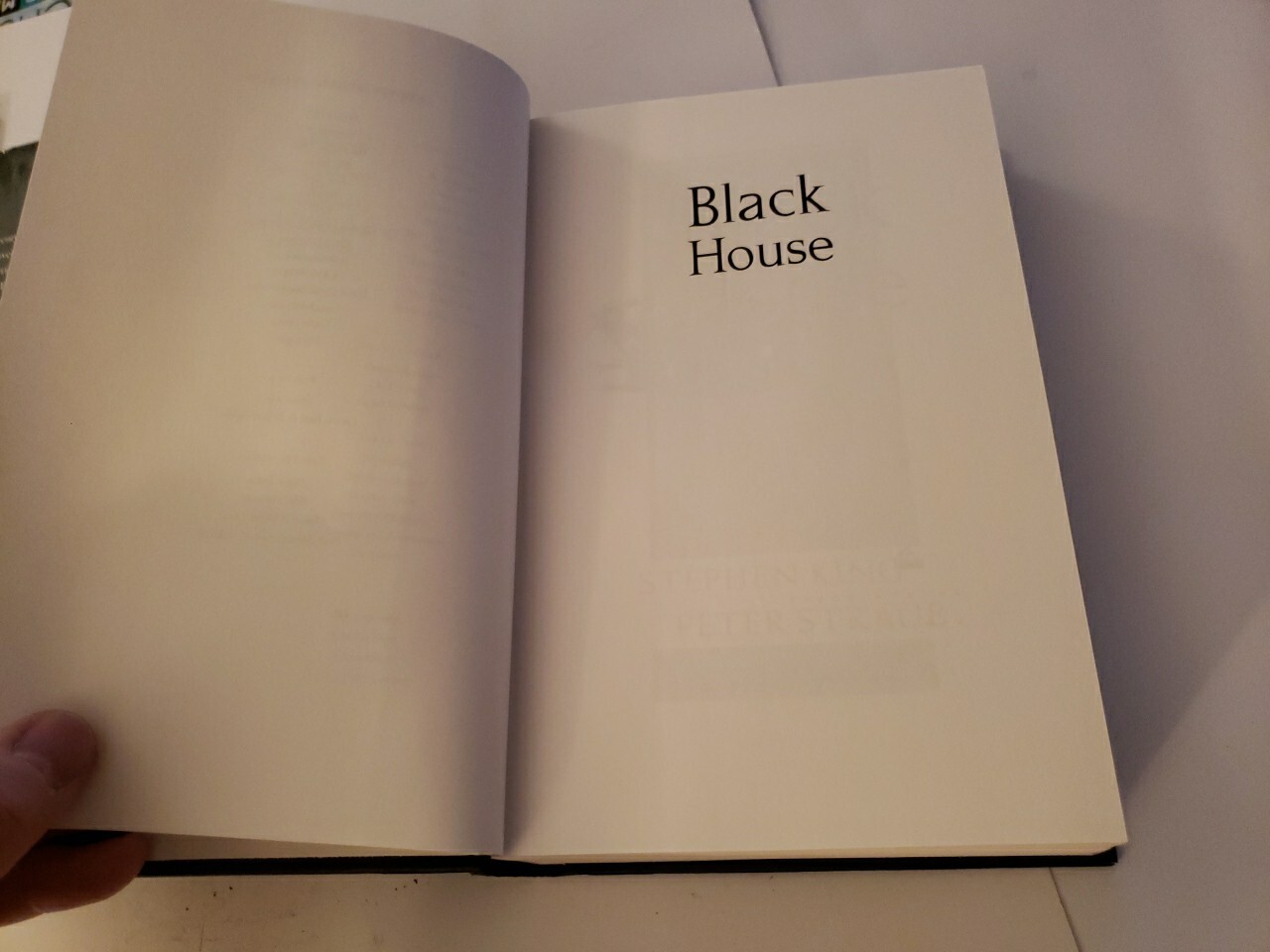 Black House By Stephen King And Peter Straub 2001 Hardcover w/DJ First Trade Ed.