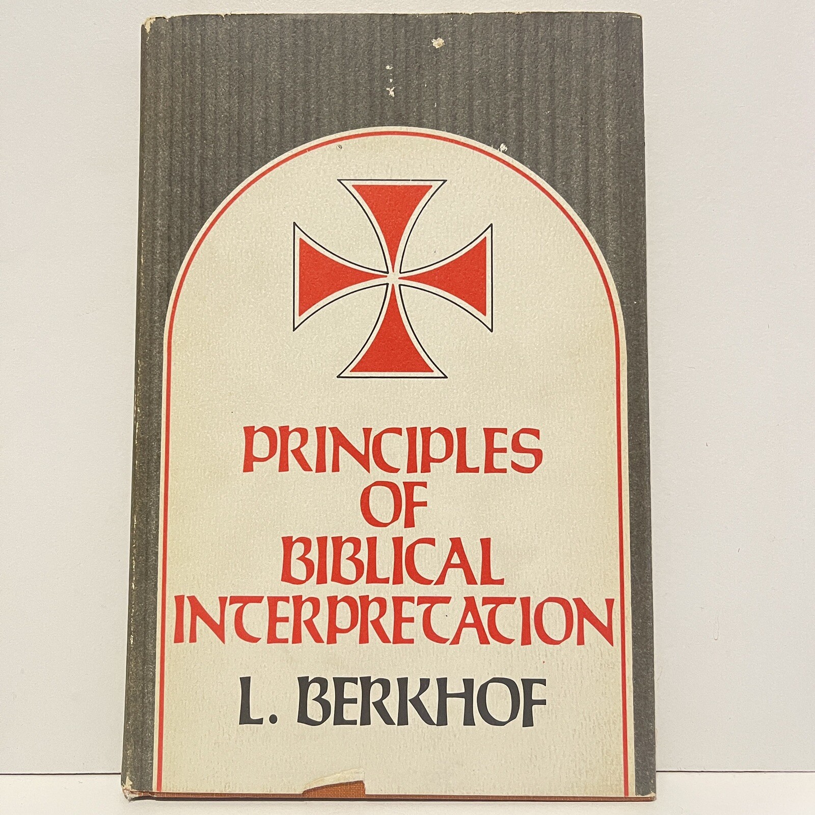Louis Berkhof Principles of Biblical Interpretation Hardcover Baker Book House