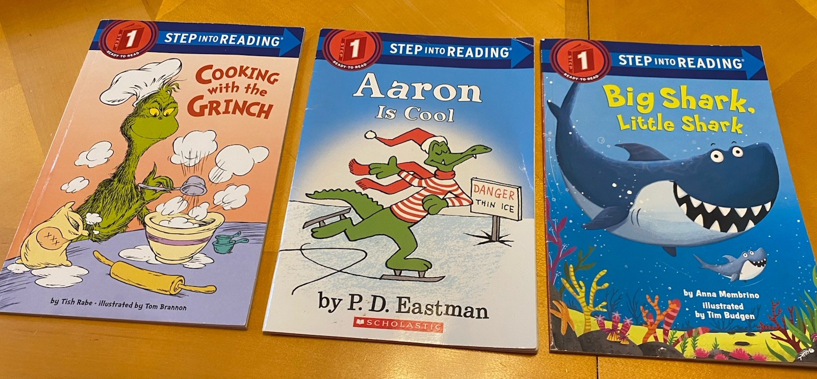 Set of 12 Paperback Books: My First Reading, Step Into Reading, I Can Read