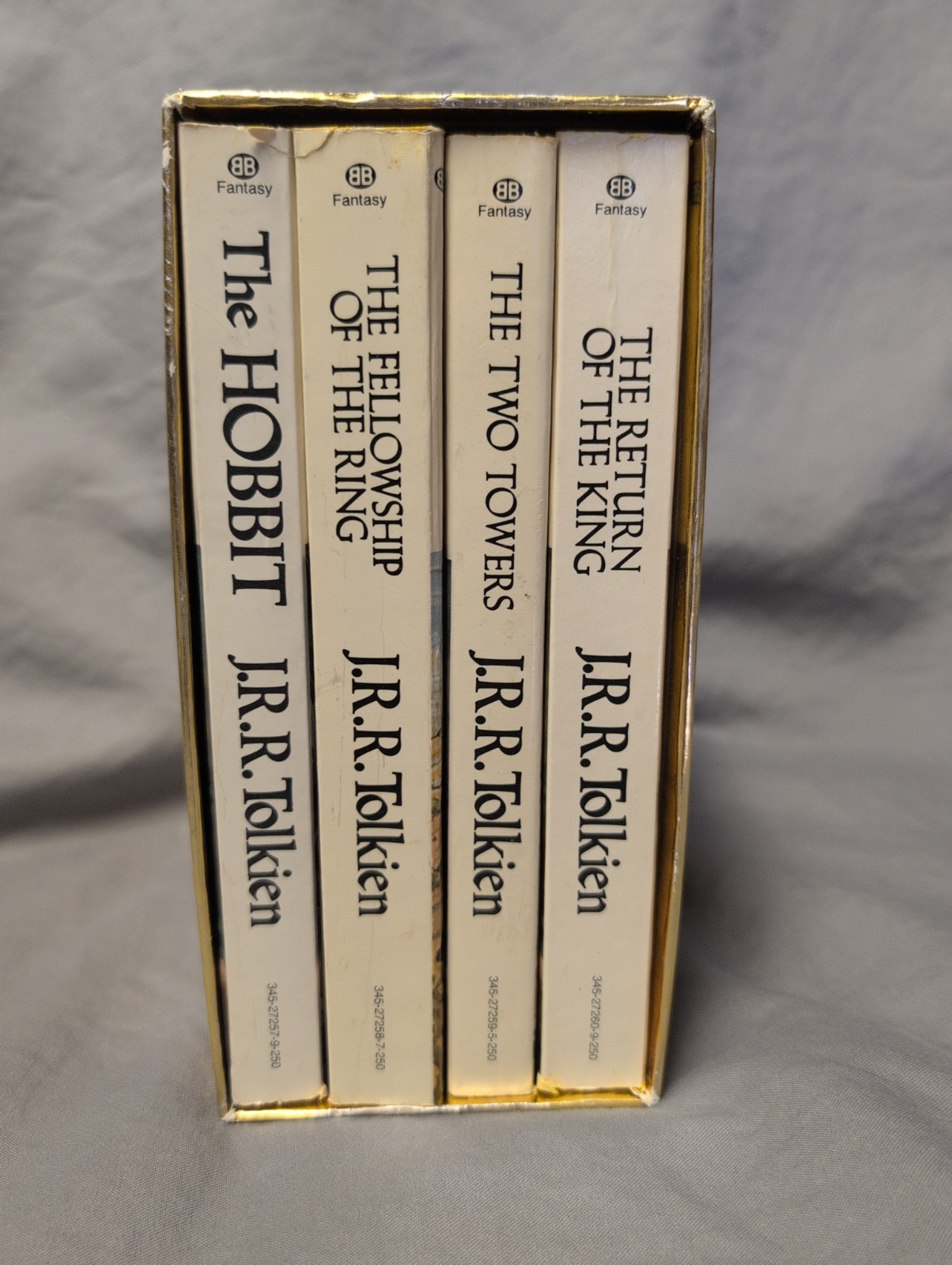 Lord of the Rings Gold Box Set: J. R. Tolkien. Vol. 1-4 Ballentine Books. 1978