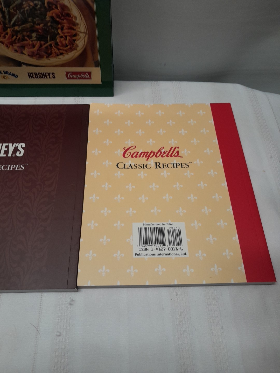 Classic Recipes Cookbook Collection 3 Book Set Hershey Eagle Brand & Campbell’s