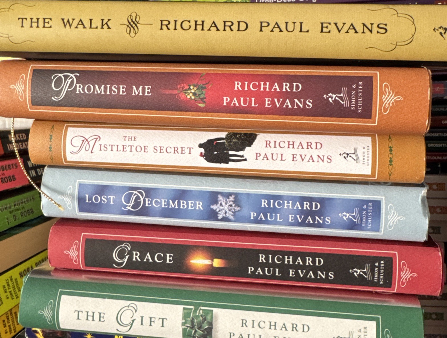 Richard Paul Evans LOT OF 6 Novels Vintage Hardcovers w/Dust Jackets