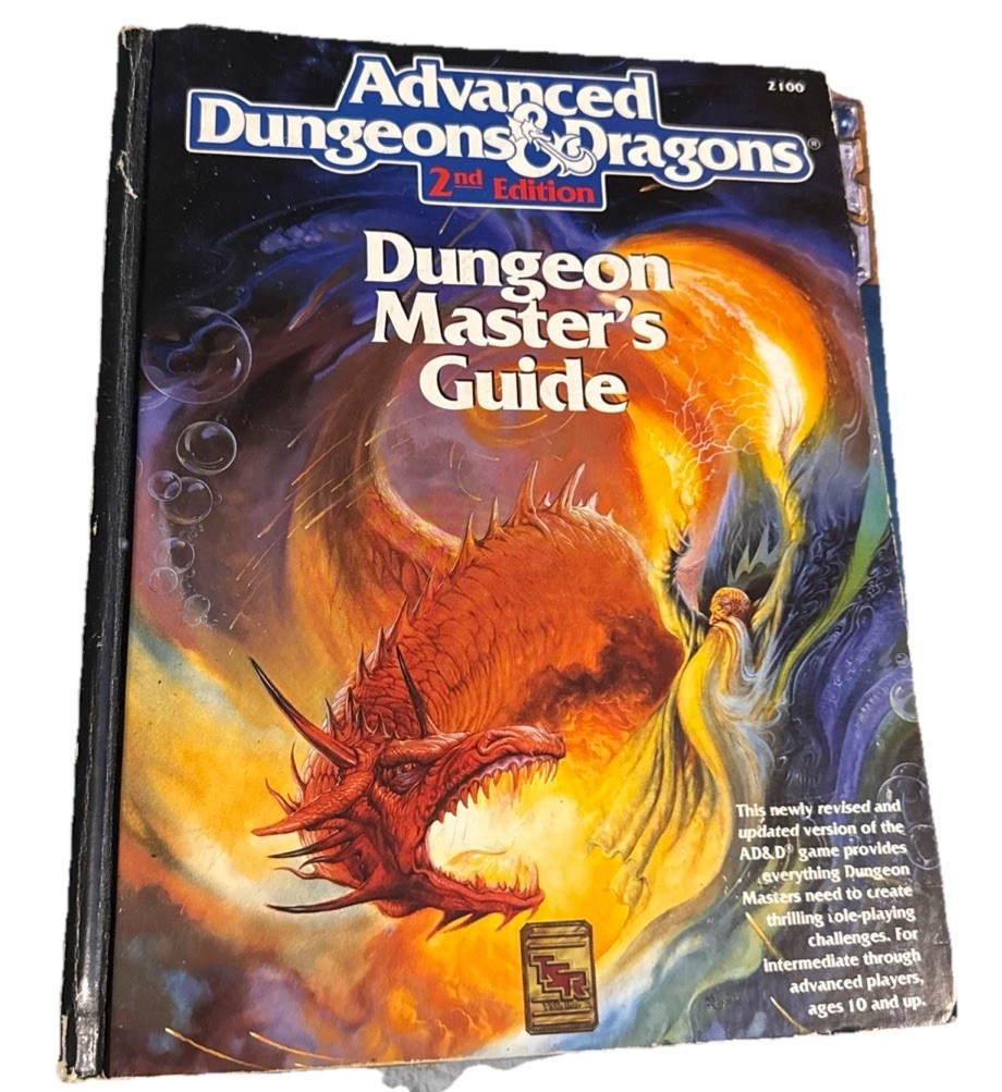 Advanced Dungeons & Dragons Dungeon Master’s Guide 2nd Edition Hardcover